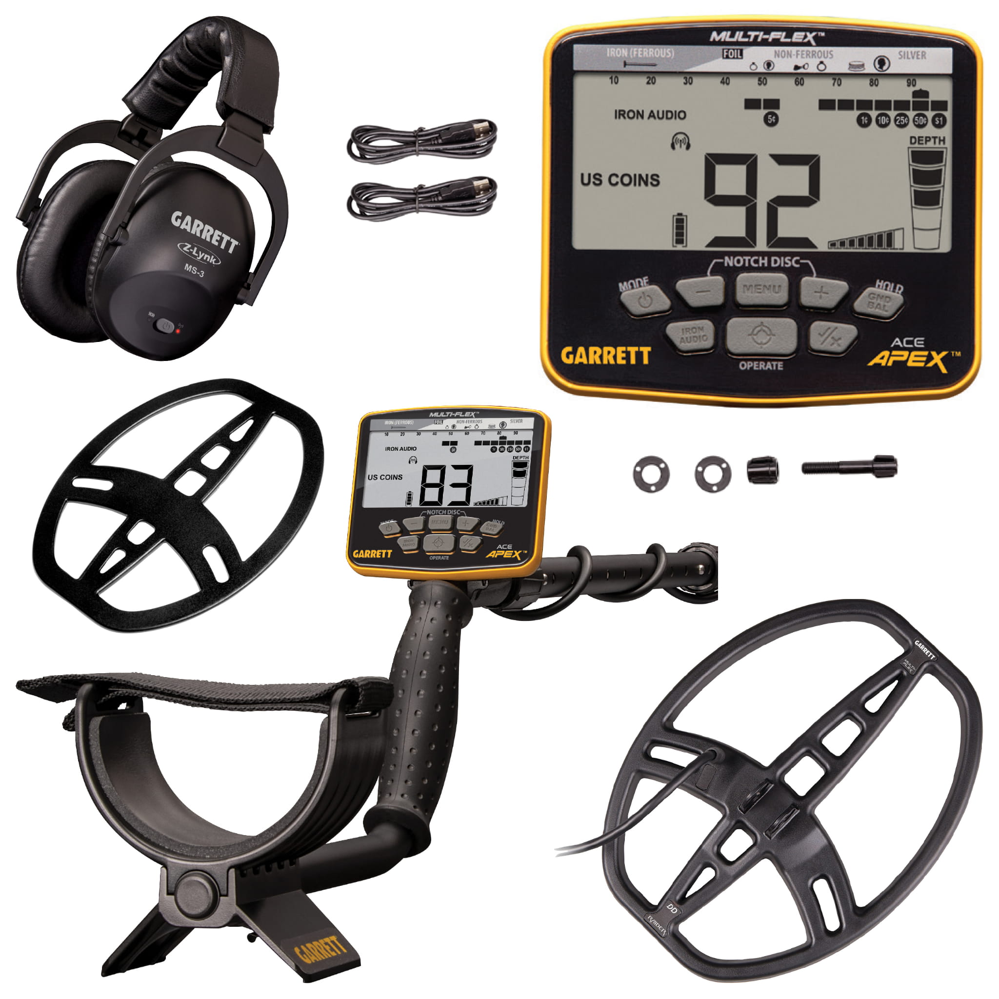 Wykrywacz metali Garrett APEX + słuchawki MS3 - Sklep internetowy Viking