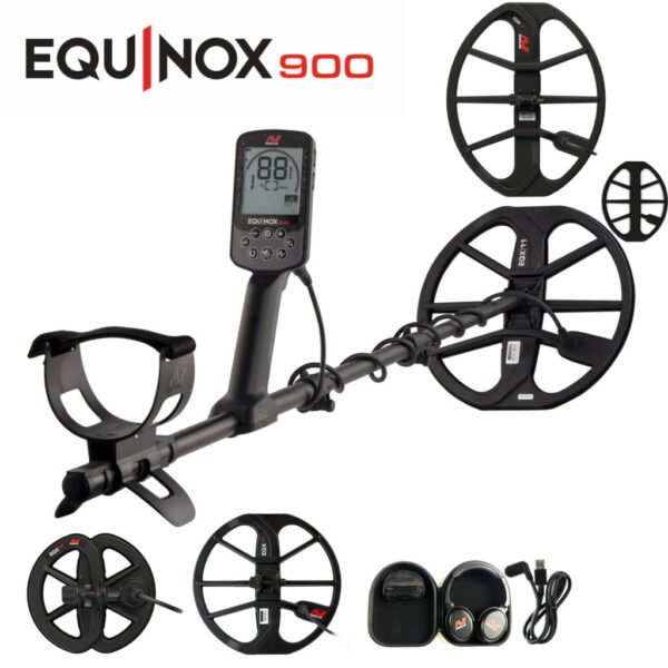 Minelab EQUINOX 900  w zestawie z cewką 6'' oraz 15'' gratis