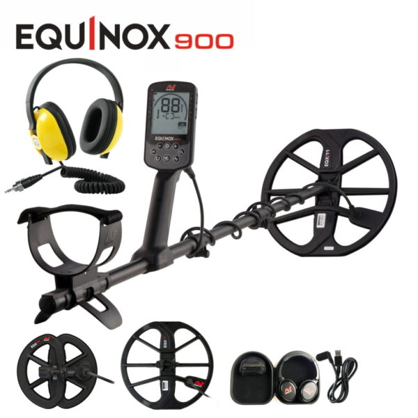 Minelab EQUINOX 900  + słuchawki podwodne